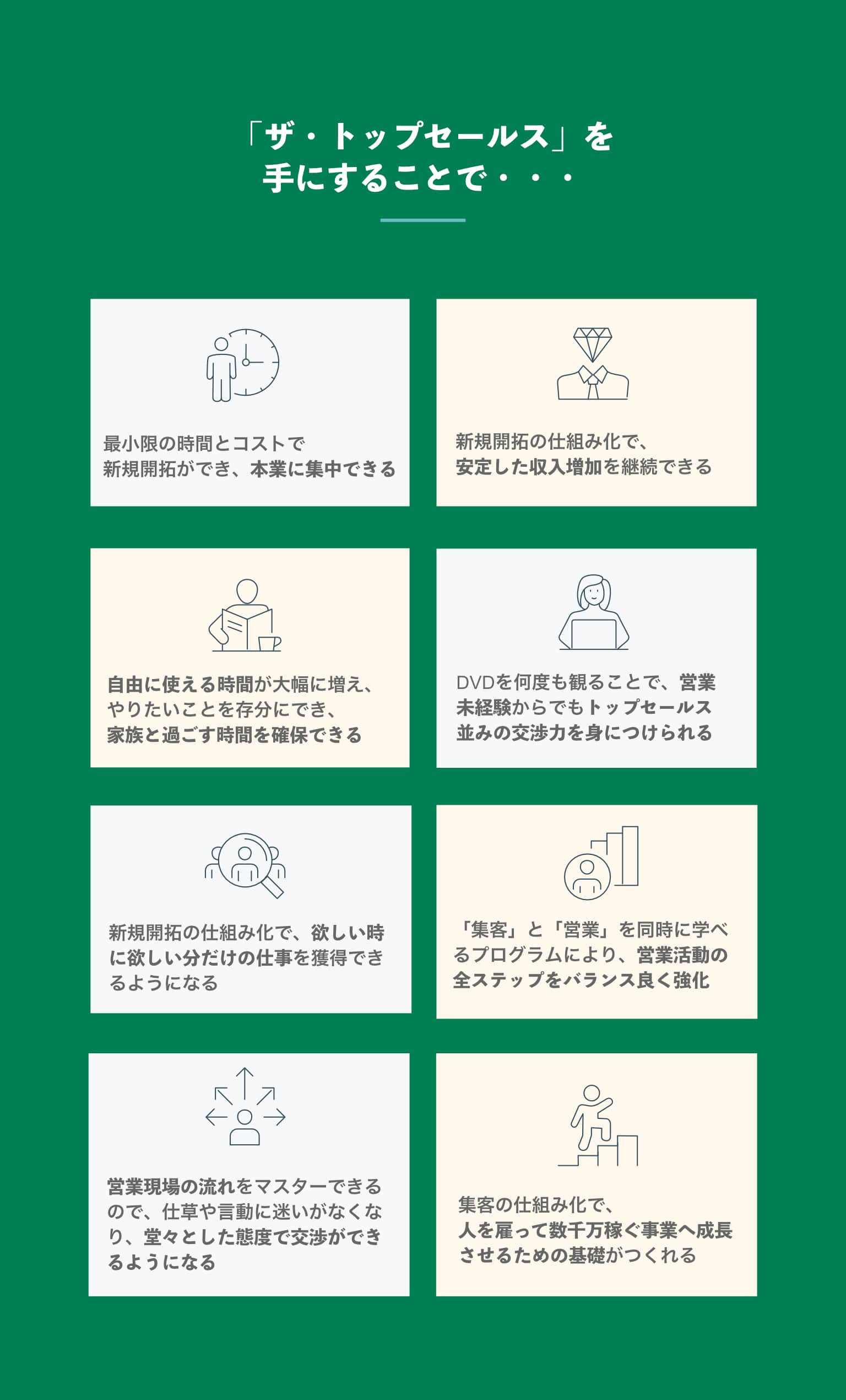 手にすることで